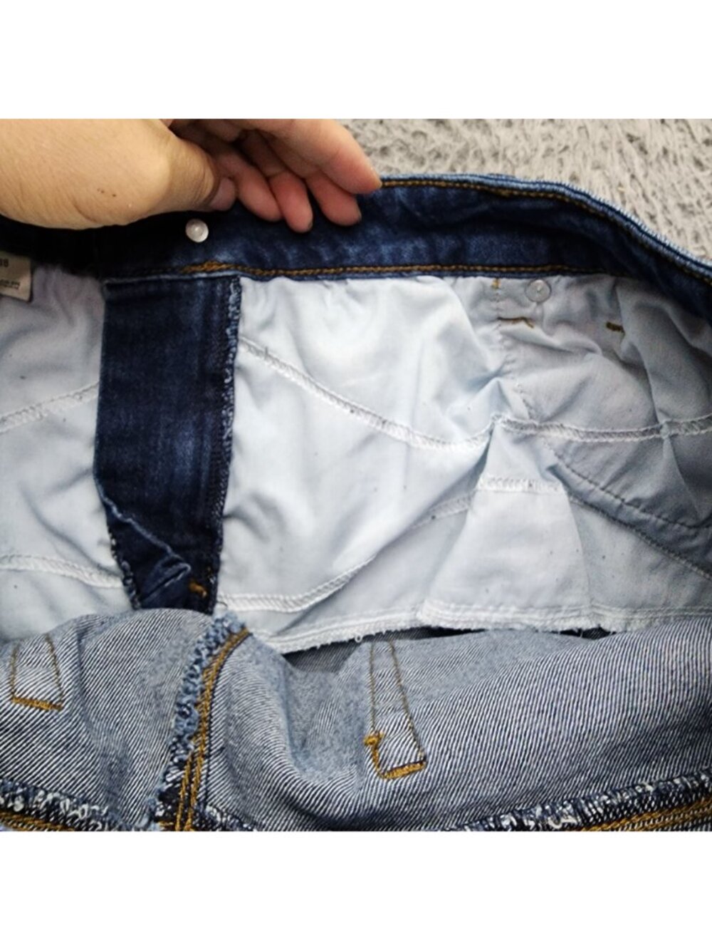 Style & Co Jeans Womens 18 Blue Stretch Denim Curvy Skinny Leg - Picture 11 of 16